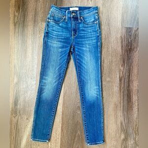 Madewell 10” High-Rise Skinny Jeans Size 24 Petite